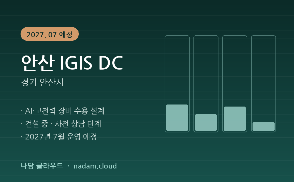 안산 IGIS DC — 위치와 상태 요약